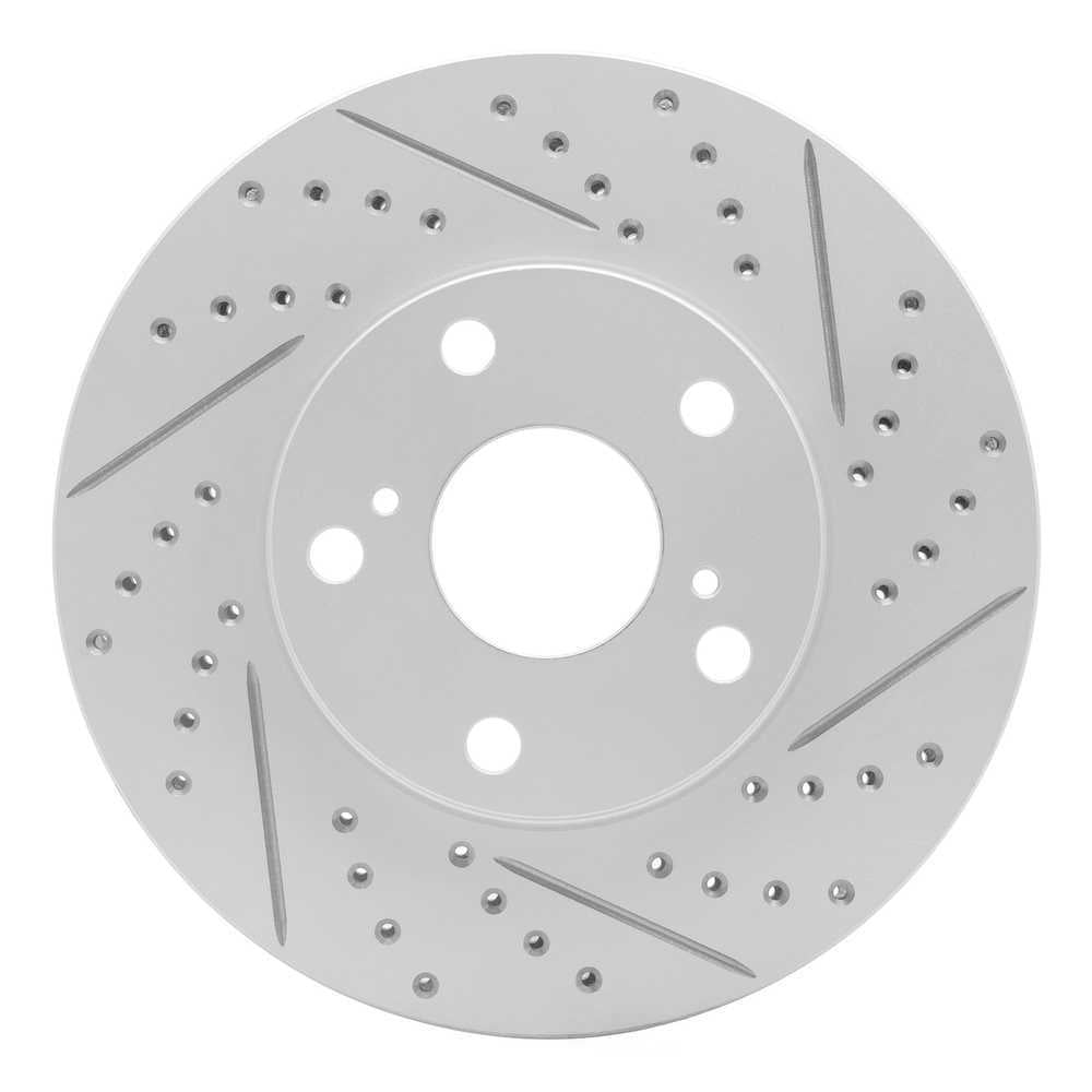 Dynamic Friction Company 830-76052R DFC Geoperformance Rotor - Drilled and Slotted