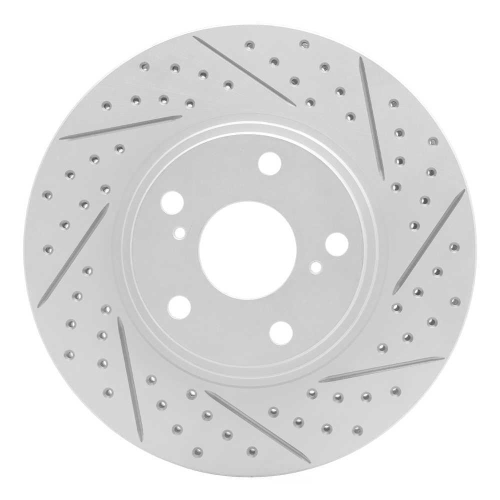 Dynamic Friction Company 830-76055R DFC Geoperformance Rotor - Drilled and Slotted