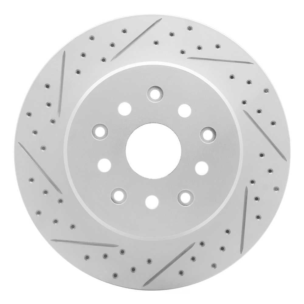 Dynamic Friction Company 830-76064L DFC Geoperformance Rotor - Drilled and Slotted