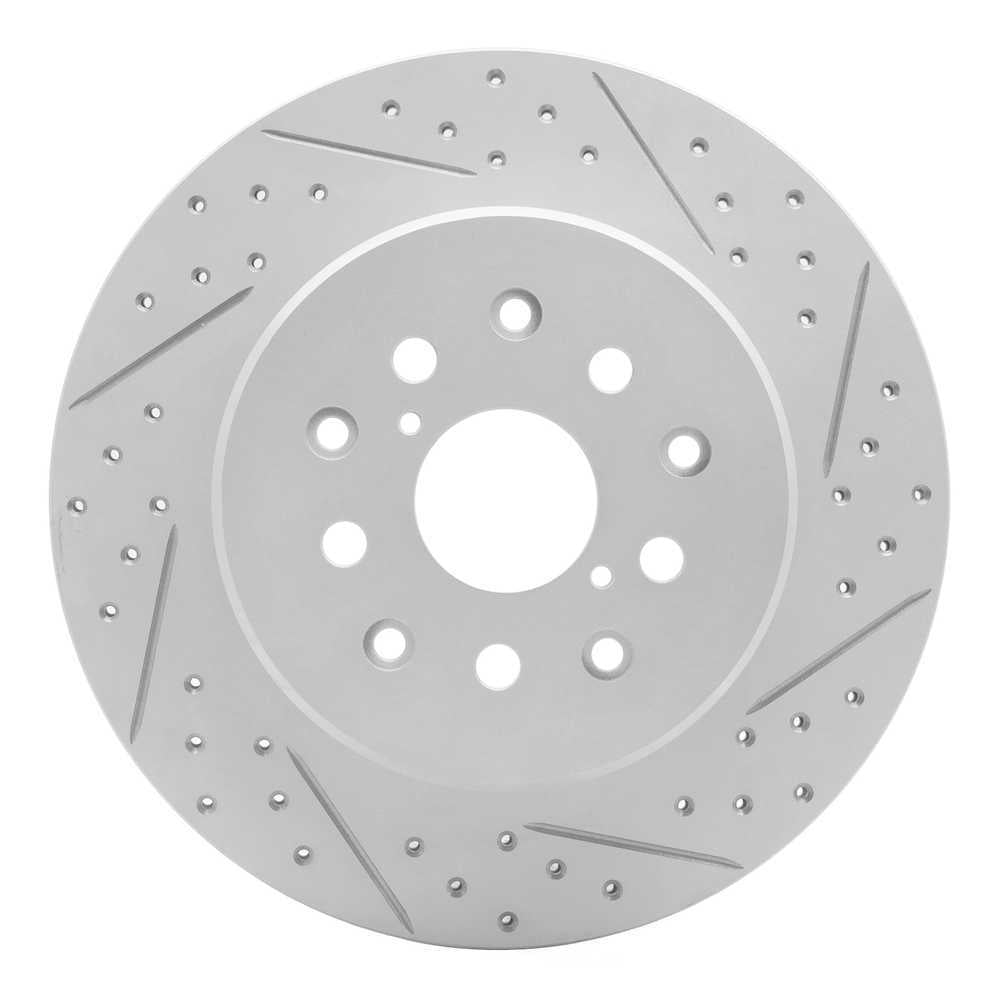 Dynamic Friction Company 830-76064R DFC Geoperformance Rotor - Drilled and Slotted