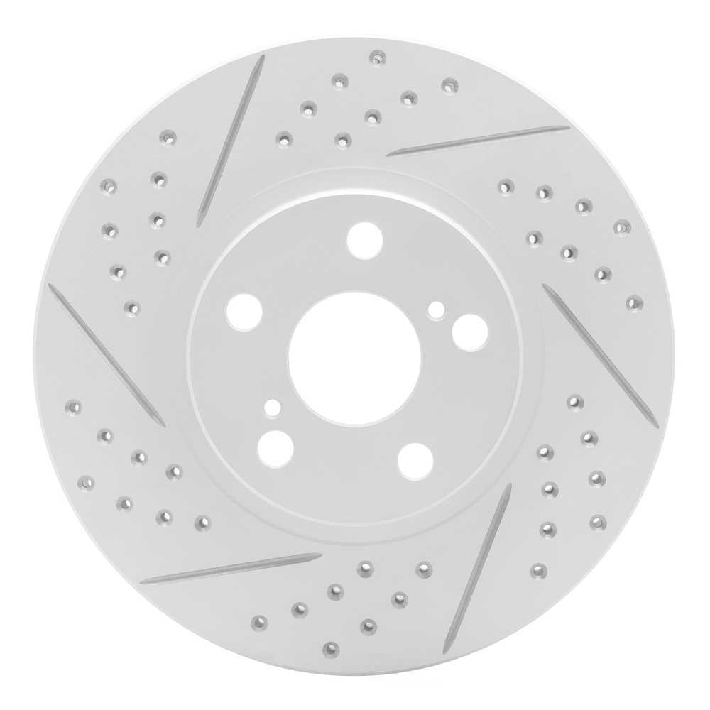 Dynamic Friction Company 830-76068L DFC Geoperformance Rotor - Drilled and Slotted