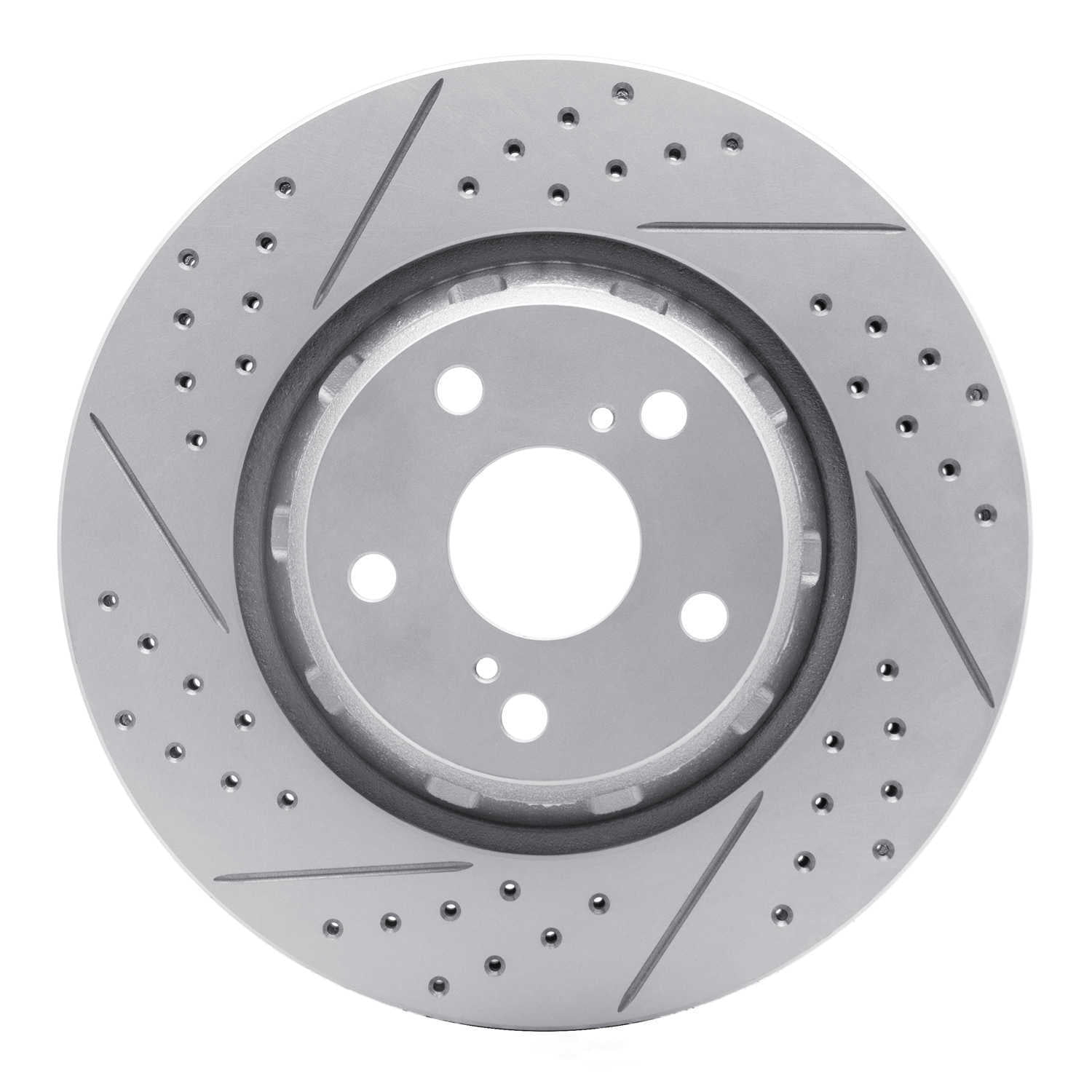 Dynamic Friction Company 830-76085L DFC Geoperformance Rotor - Drilled and Slotted