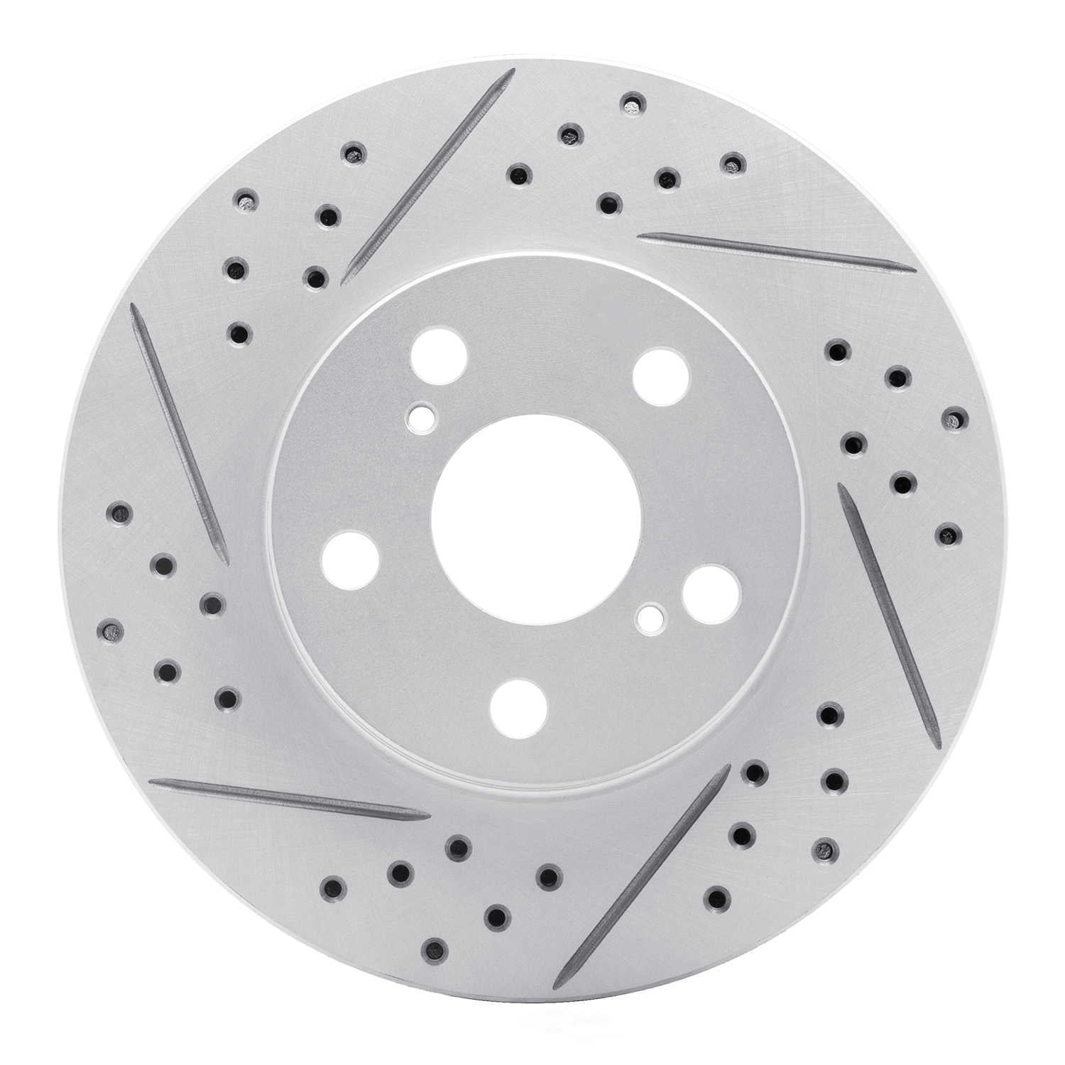 Dynamic Friction Company 830-76087L DFC Geoperformance Rotor - Drilled and Slotted