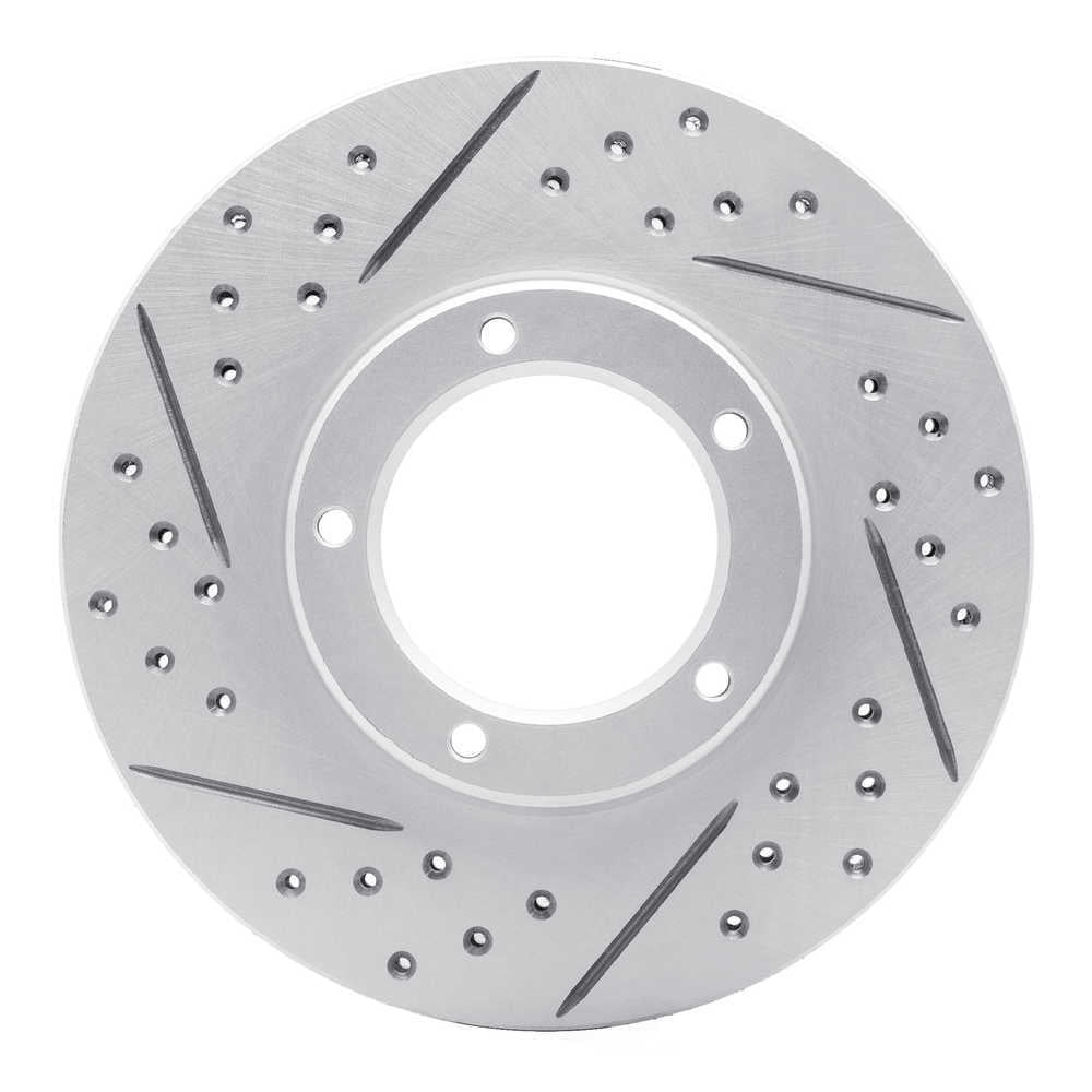 Dynamic Friction Company 830-76120L DFC Geoperformance Rotor - Drilled and Slotted