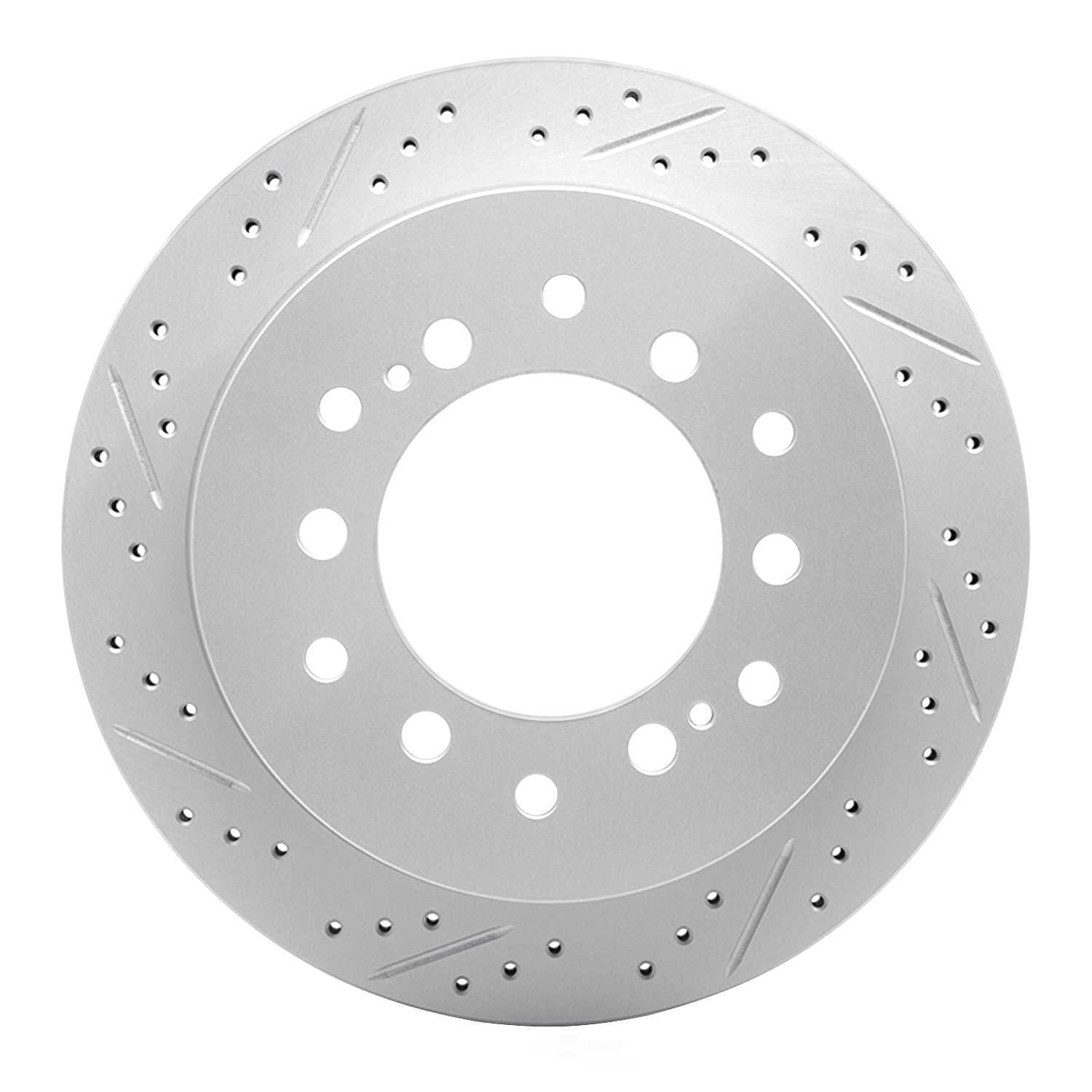 Dynamic Friction Company 830-76127L DFC Geoperformance Rotor - Drilled and Slotted