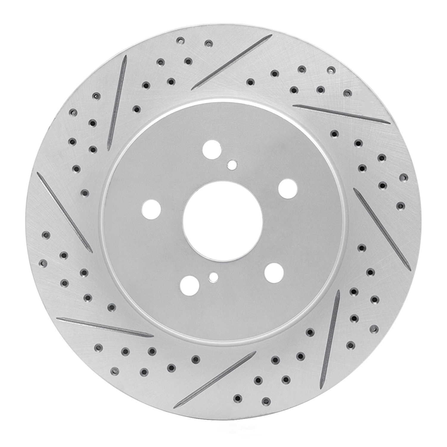 Dynamic Friction Company 830-76129L DFC Geoperformance Rotor - Drilled and Slotted