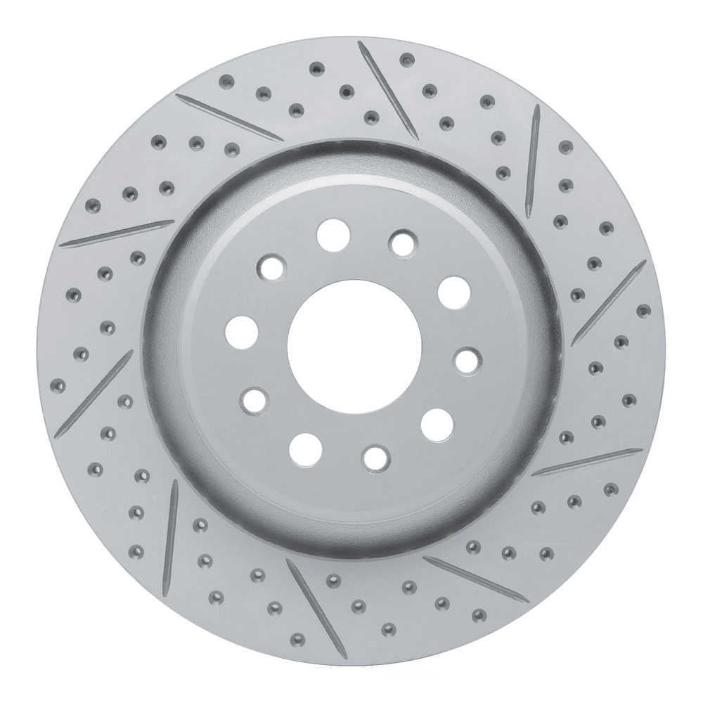 Dynamic Friction Company 830-79010R DFC Geoperformance Rotor - Drilled and Slotted