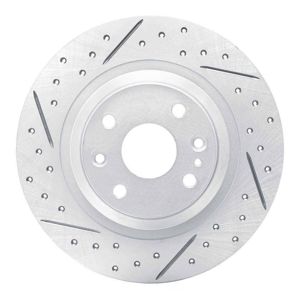 Dynamic Friction Company 830-80037L DFC Geoperformance Rotor - Drilled and Slotted
