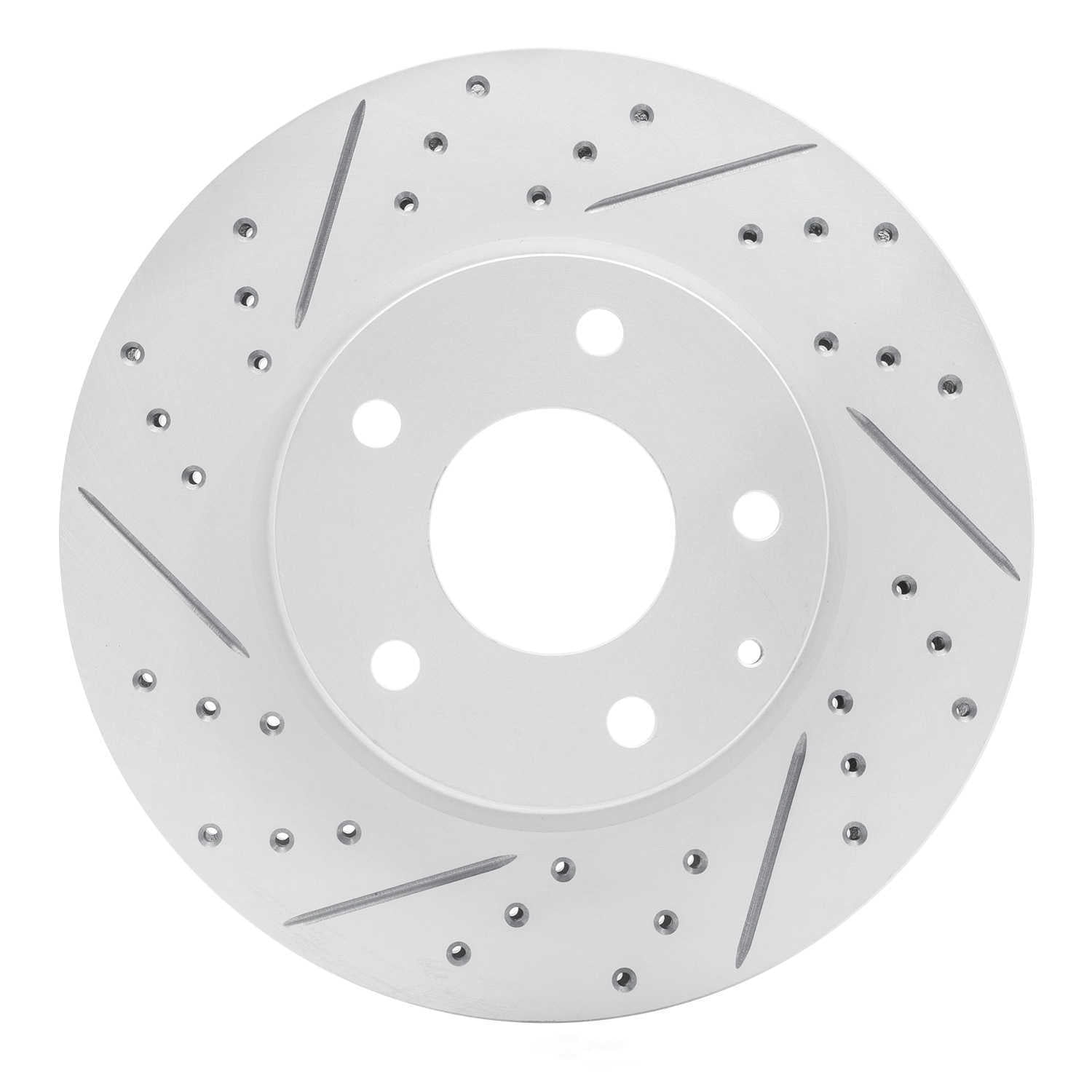 Dynamic Friction Company 830-80053L DFC Geoperformance Rotor - Drilled and Slotted