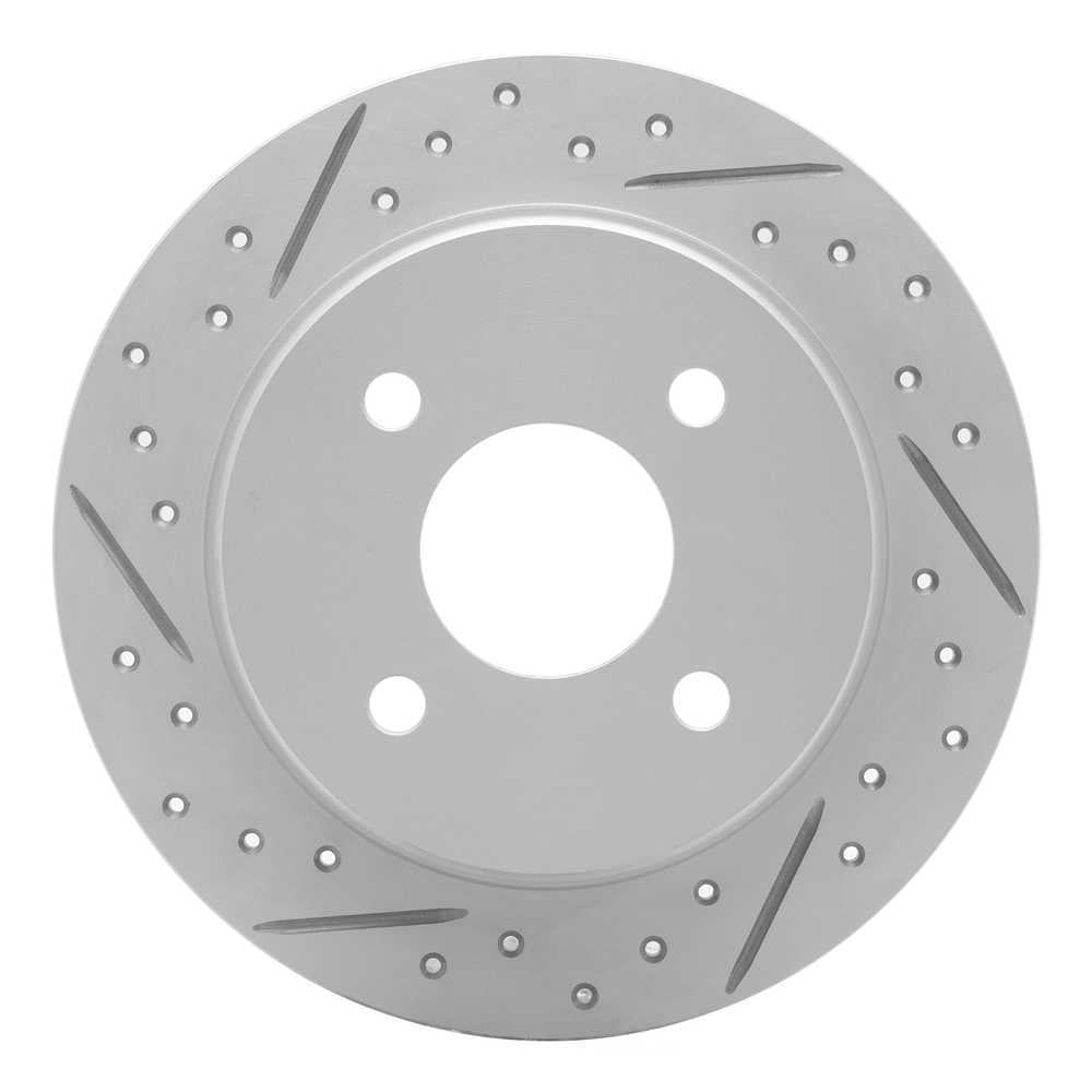 Dynamic Friction Company 830-80072L DFC Geoperformance Rotor - Drilled and Slotted