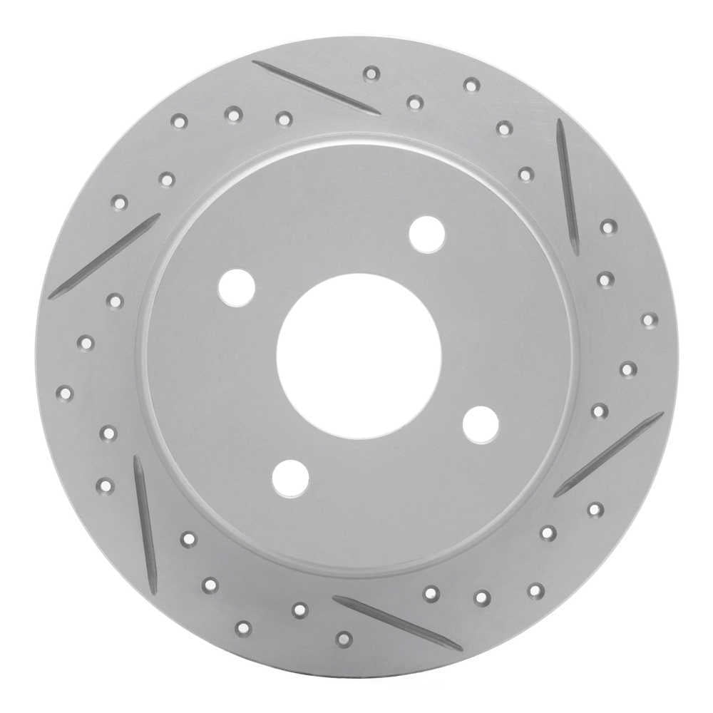 Dynamic Friction Company 830-80072R DFC Geoperformance Rotor - Drilled and Slotted