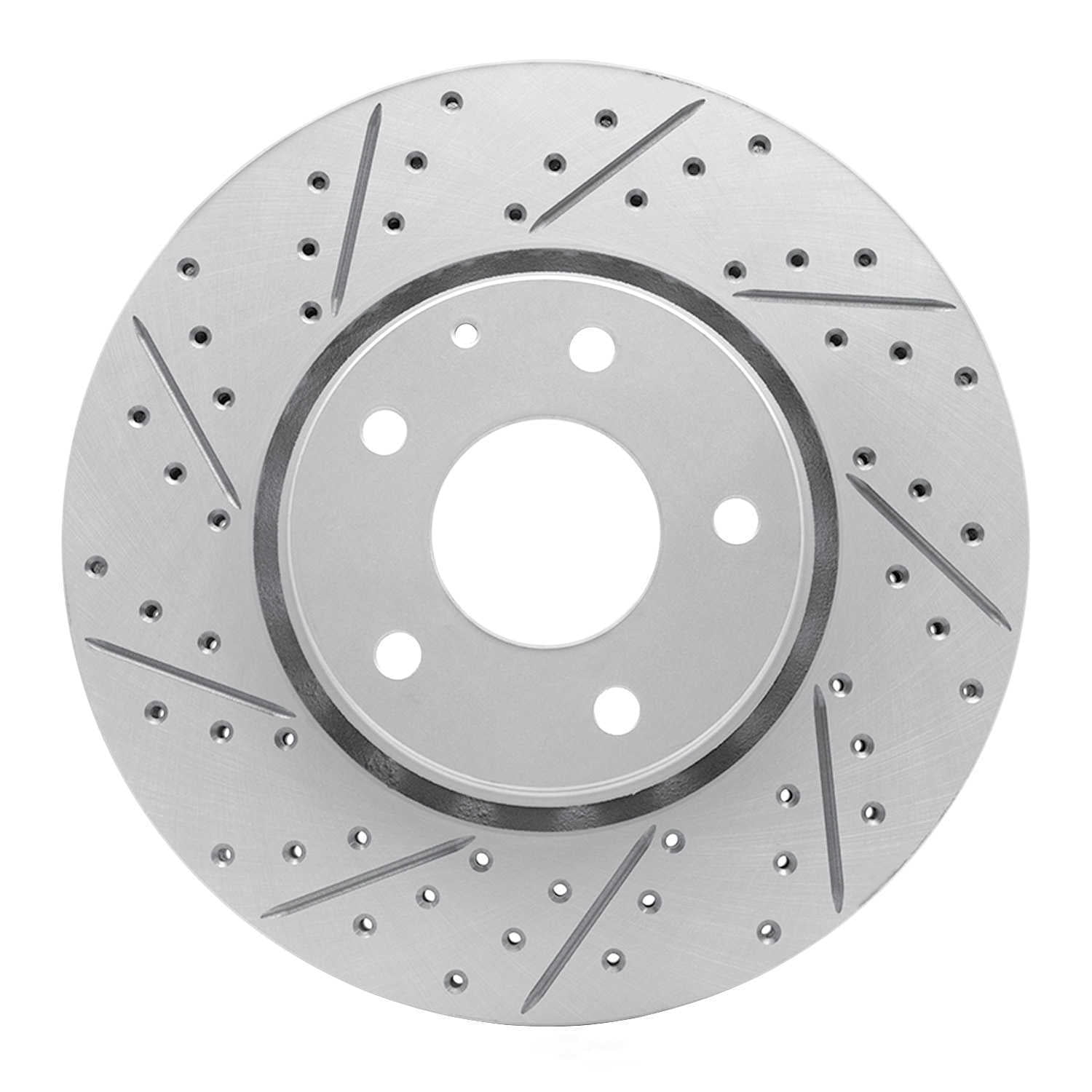 Dynamic Friction Company 830-80076L DFC Geoperformance Rotor - Drilled and Slotted