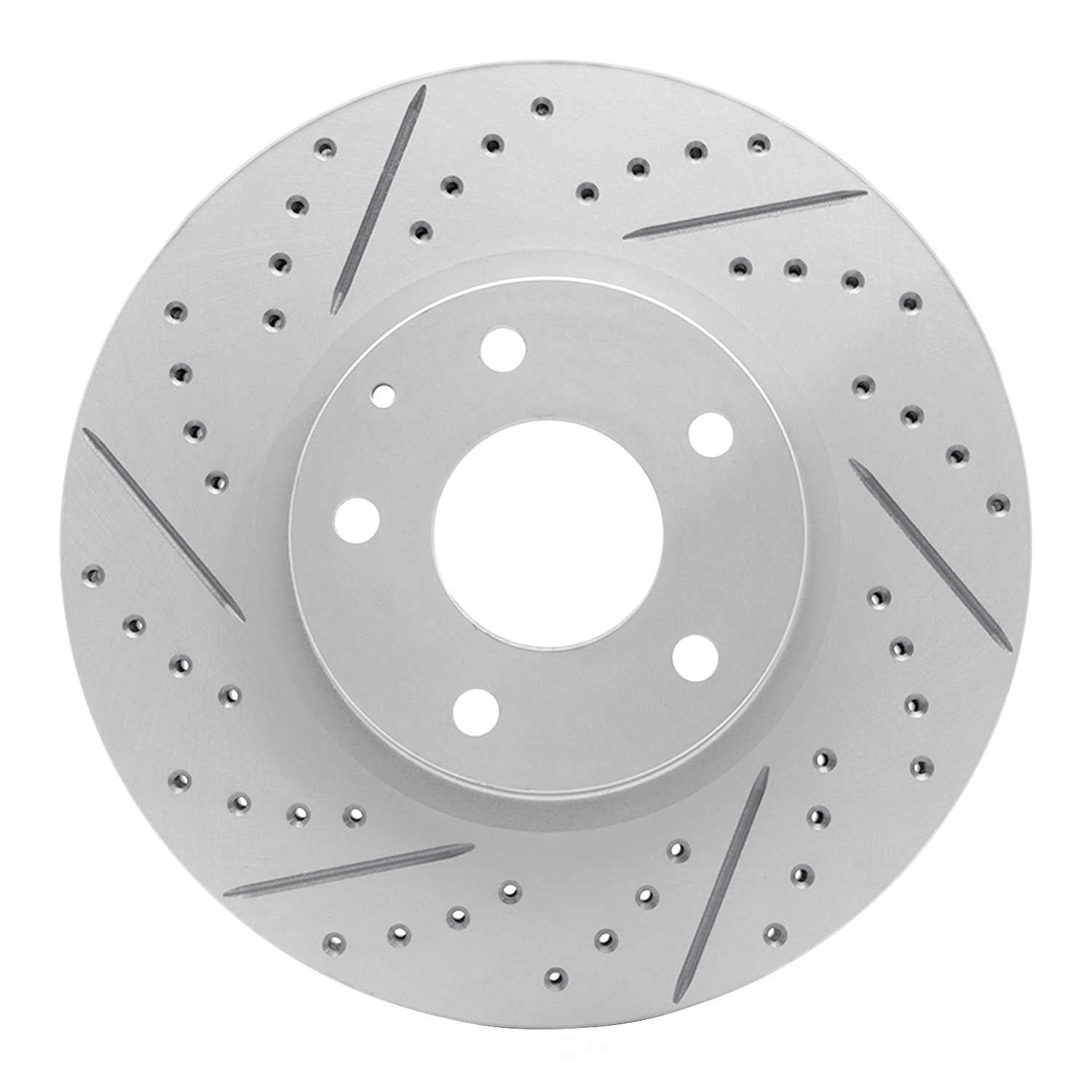 Dynamic Friction Company 830-80080L DFC Geoperformance Rotor - Drilled and Slotted