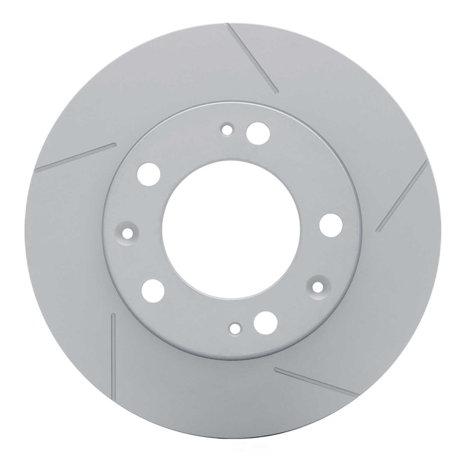 Dynamic Friction Company 910-02005D DFC Hi-carbon Alloy Geomet Coated Rotor - Slotted