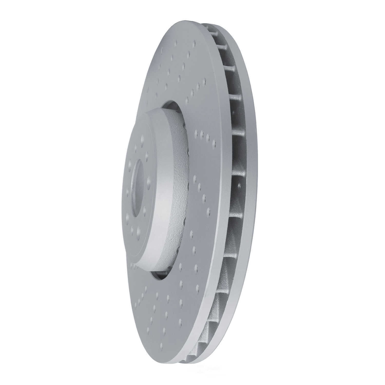 Dynamic Friction Company 920-31186D DFC Hi-carbon Alloy Geomet Coated Rotor - Drilled