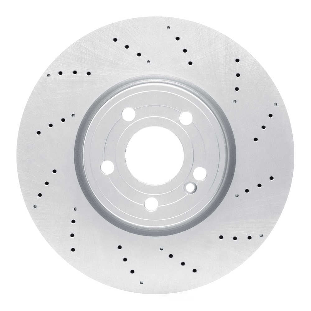 Dynamic Friction Company 920-63185 DFC Hi-carbon Alloy Geomet Coated Rotor - Drilled