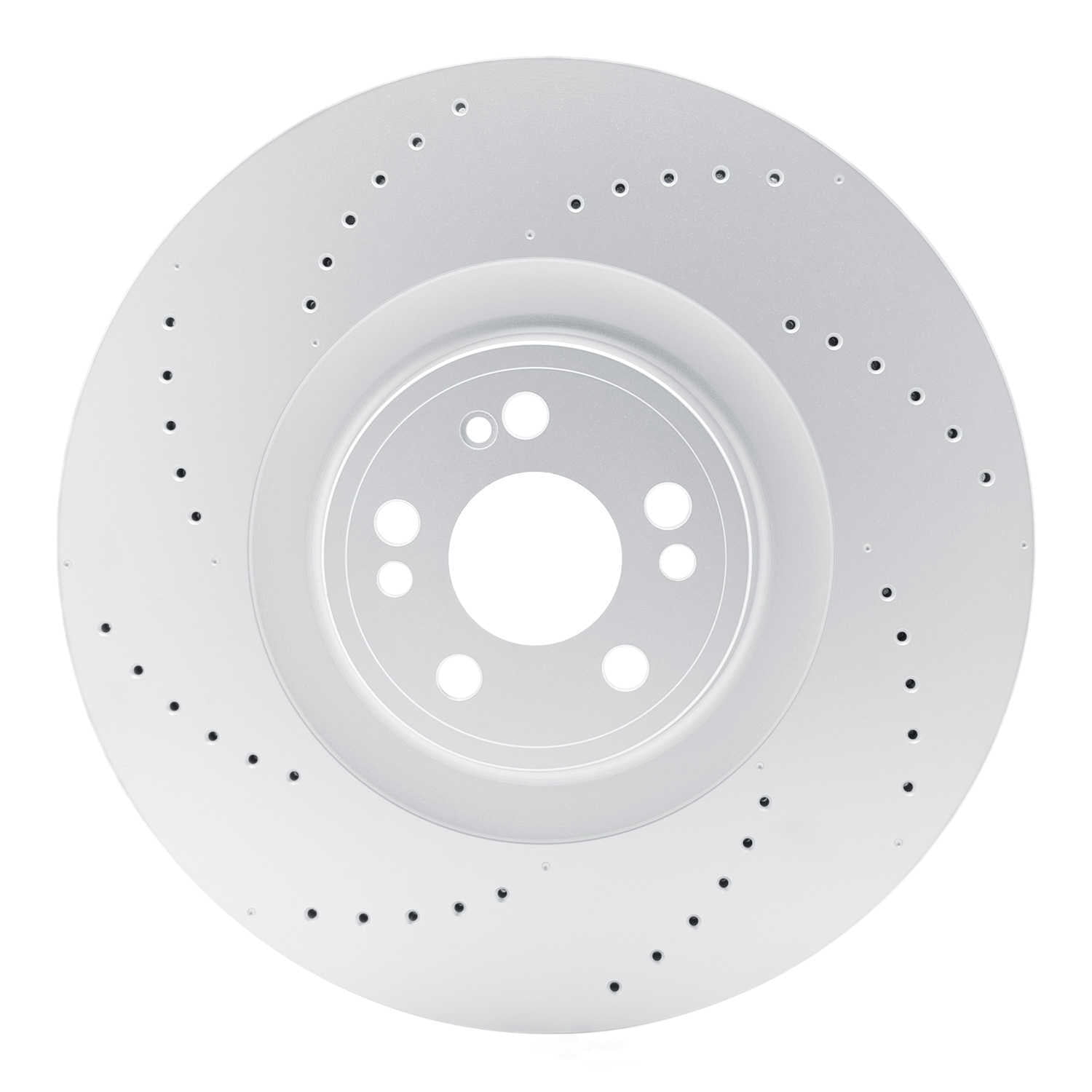Dynamic Friction Company 920-63193 DFC Hi-carbon Alloy Geomet Coated Rotor - Drilled