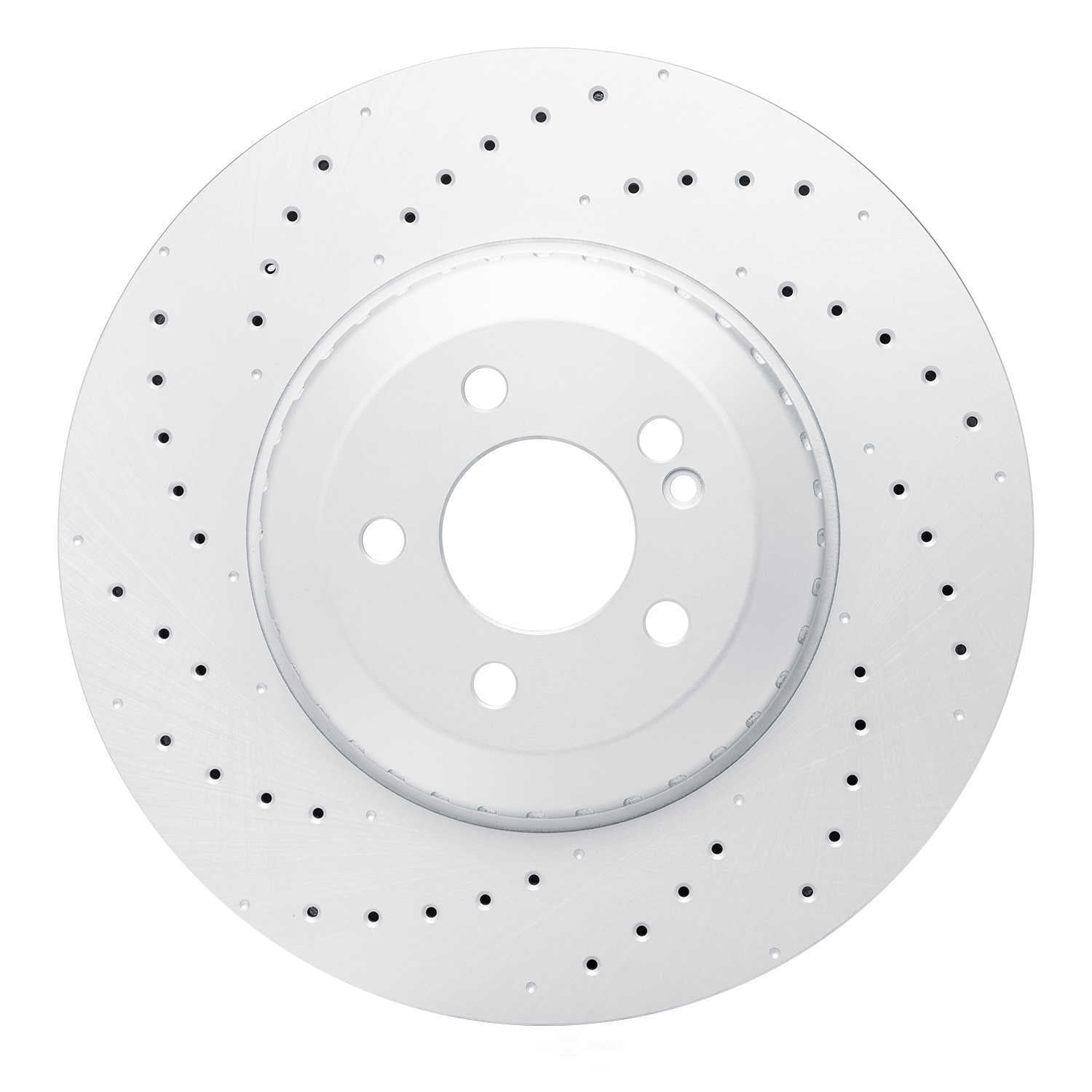 Dynamic Friction Company 920-63196 DFC Hi-carbon Alloy Geomet Coated Rotor - Drilled
