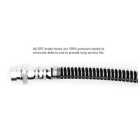 Dynamic Friction Company Brake Line Hose 350-76212 Fits select: 2003-2018 TOYOTA 4RUNNER, 2007-2014 TOYOTA FJ CRUISER