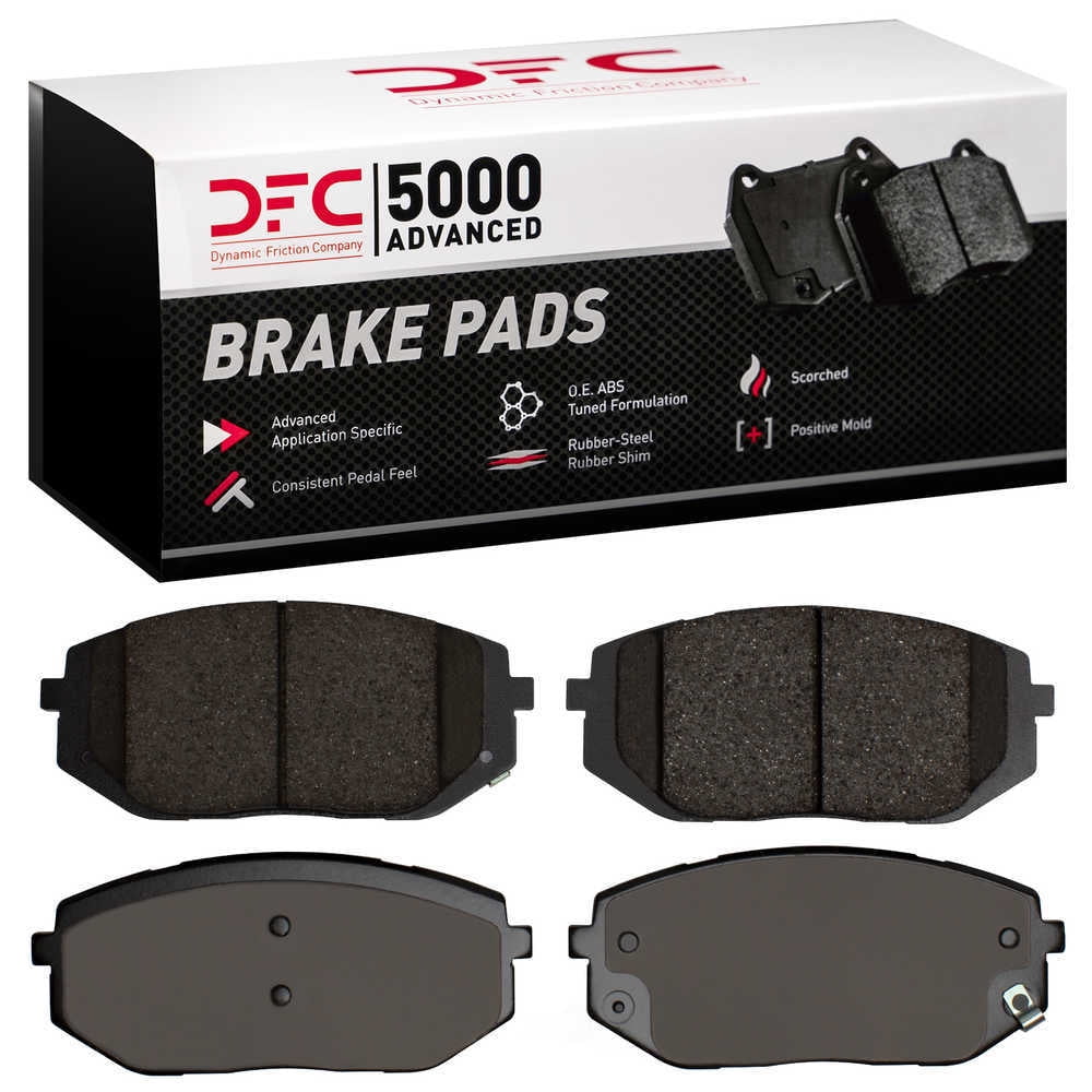 Dynamic Friction Company 1551-2398-00 DFC 5000 Advanced Brake Pads - Ceramic - OE Equivalent