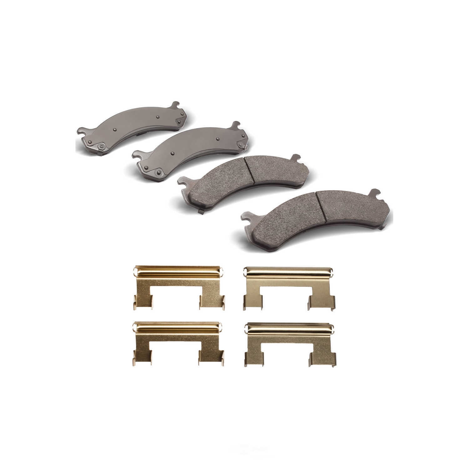 Dynamic Friction Company 1551-0784-01 DFC 5000 Advanced Brake Pads - Ceramic and Hardware Kit - OE