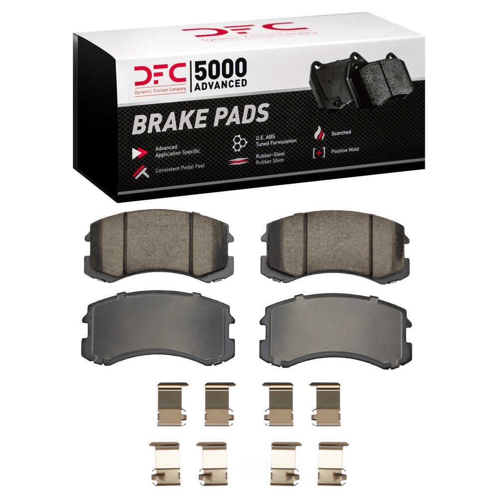 DFC 5000 Euro Ceramic Brake Pads and Hardware Kit - Archived 1551-0904-01 DFC 5000 Advanced Brake