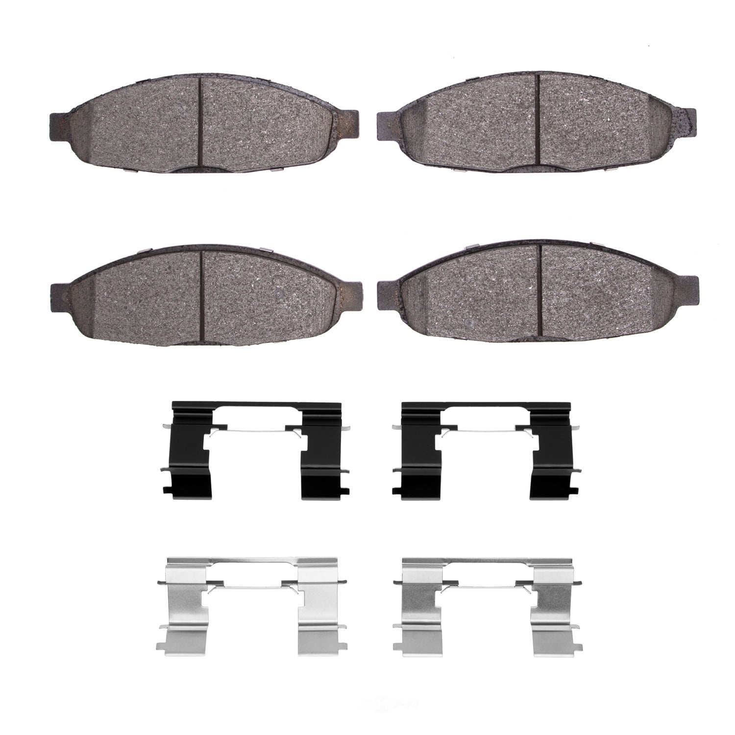 Dynamic Friction Company 1551-0997-01 DFC 5000 Advanced Brake Pads - Ceramic and Hardware Kit - OE