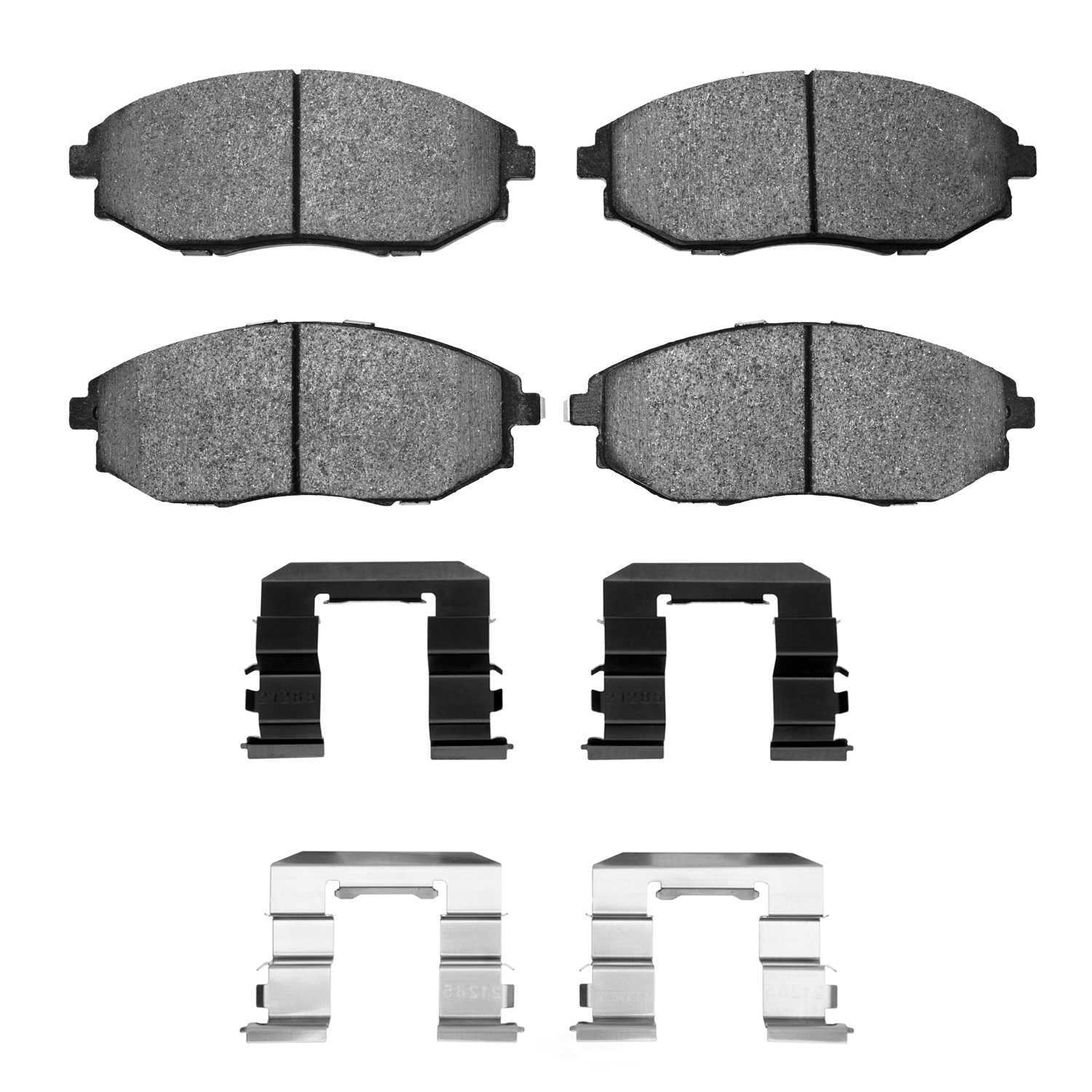 DFC 5000 Euro Ceramic Brake Pads and Hardware Kit - Archived 1551-1031-01 DFC 5000 Advanced Brake