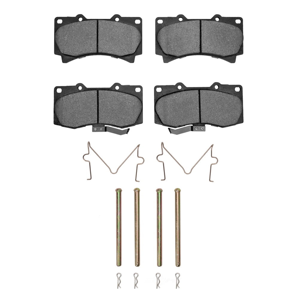 Dynamic Friction Company 1551-1119-01 DFC 5000 Advanced Brake Pads - Ceramic and Hardware Kit - OE