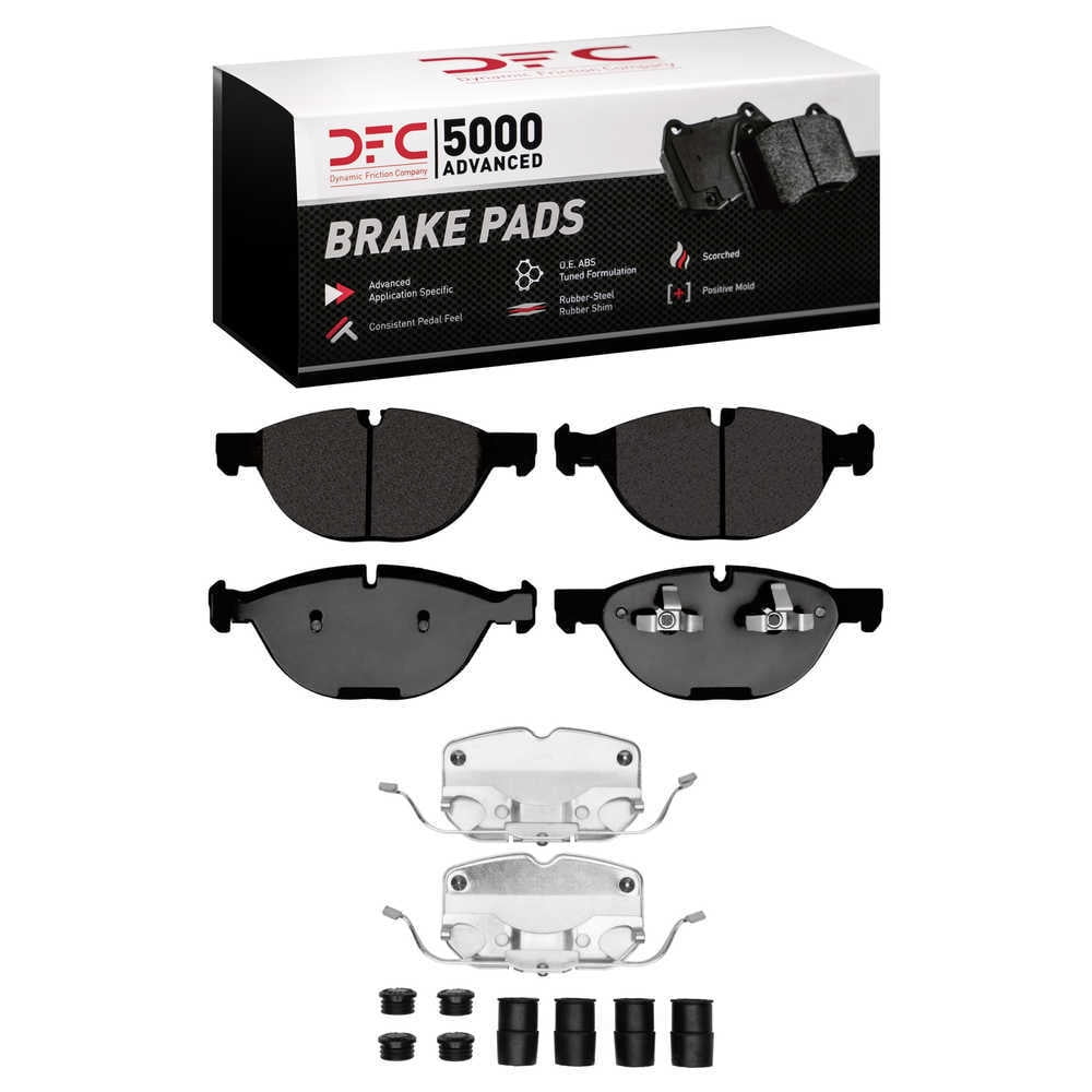 DFC 5000 Euro Ceramic Brake Pads and Hardware Kit - Archived 1551-1381-01 DFC 5000 Advanced Brake
