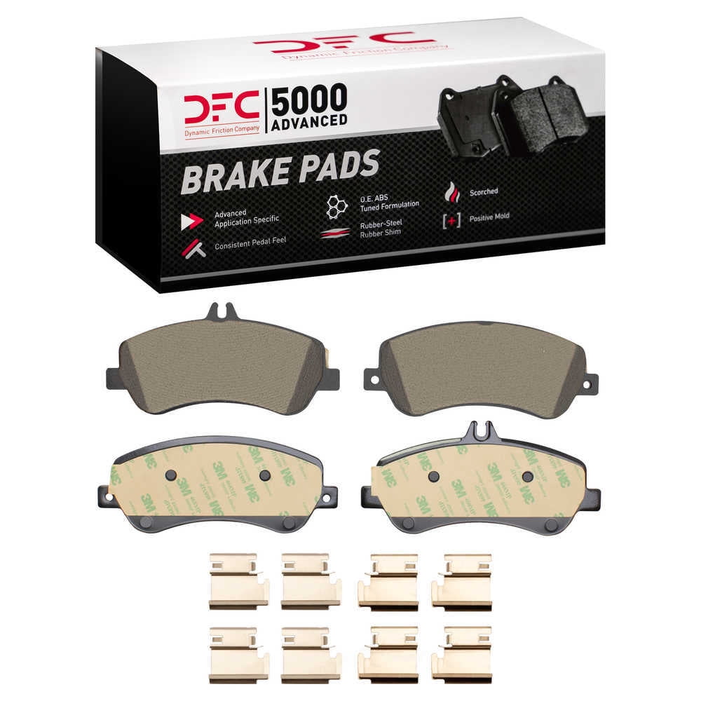 DFC 5000 Euro Ceramic Brake Pads and Hardware Kit - Archived 1551-1406-01 DFC 5000 Advanced Brake