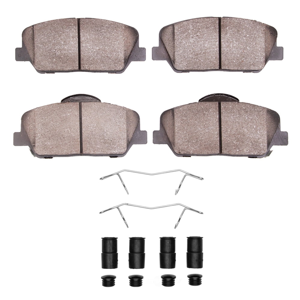 Dynamic Friction Company 1551-1413-01 DFC 5000 Advanced Brake Pads - Ceramic and Hardware Kit - OE