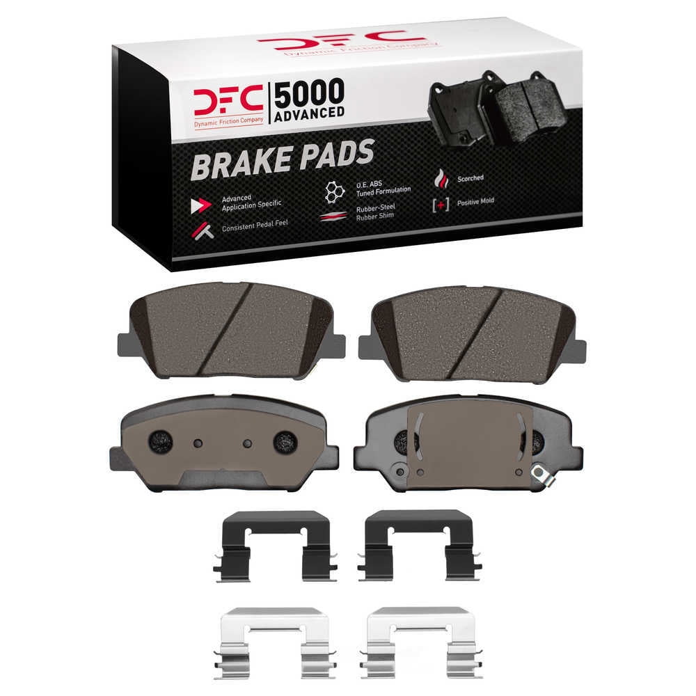 DFC 5000 Euro Ceramic Brake Pads and Hardware Kit - Archived 1551-1413-02 DFC 5000 Advanced Brake