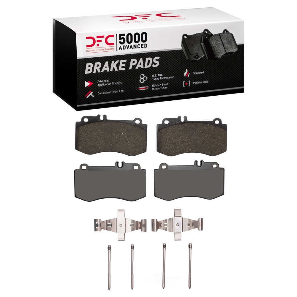 DFC 5000 Euro Ceramic Brake Pads and Hardware Kit - Archived 1551-1420-01 DFC 5000 Advanced Brake