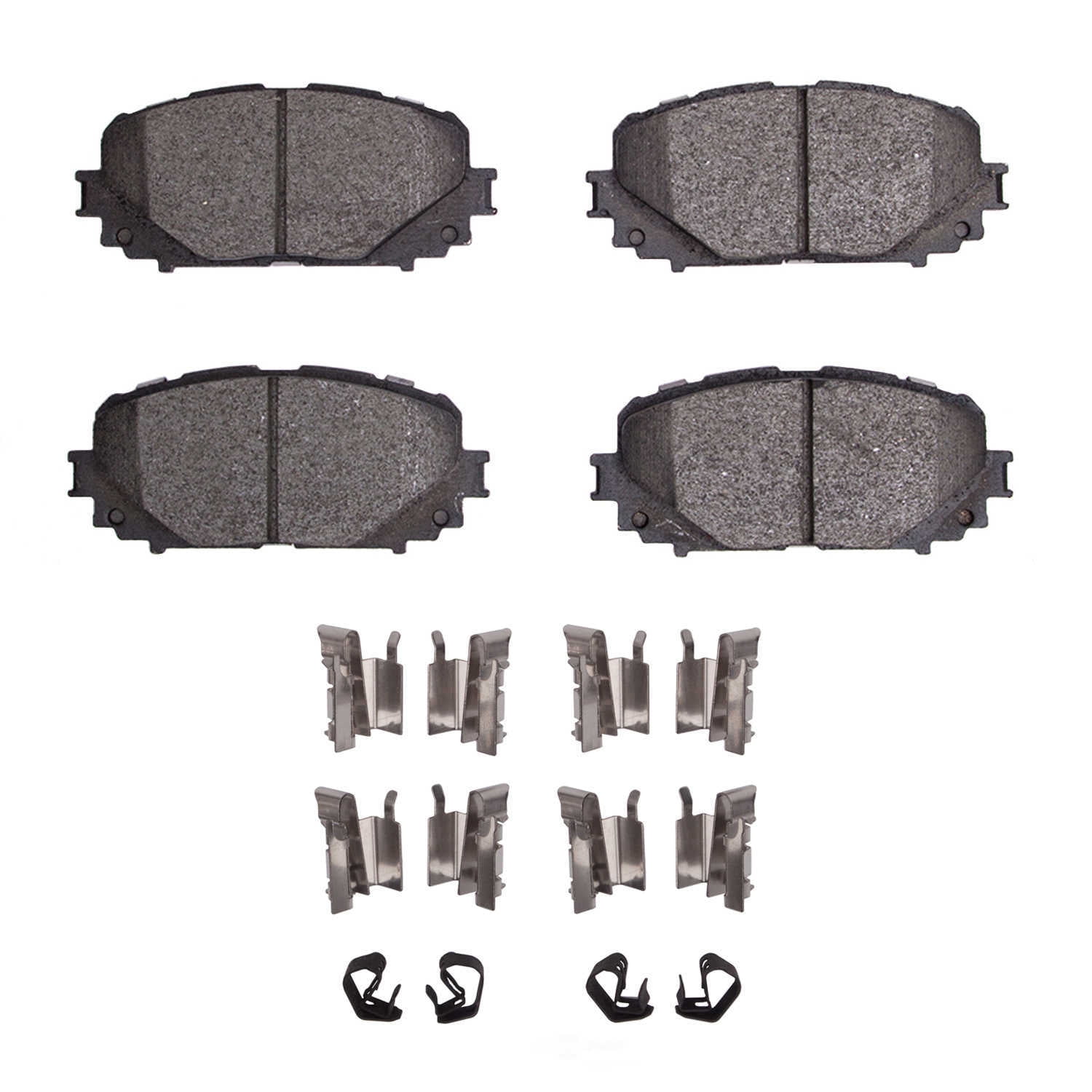 DFC 5000 Euro Ceramic Brake Pads and Hardware Kit - Archived 1551-1628-01 DFC 5000 Advanced Brake