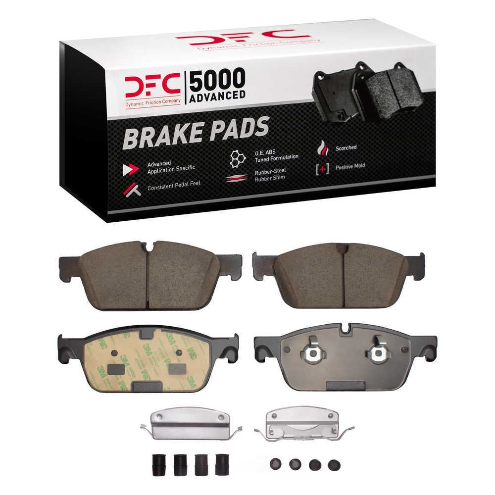 DFC 5000 Euro Ceramic Brake Pads and Hardware Kit - Archived 1551-1636-01 DFC 5000 Advanced Brake