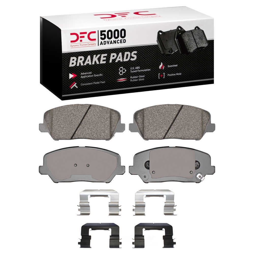 DFC 5000 Euro Ceramic Brake Pads and Hardware Kit - Archived 1551-1735-01 DFC 5000 Advanced Brake