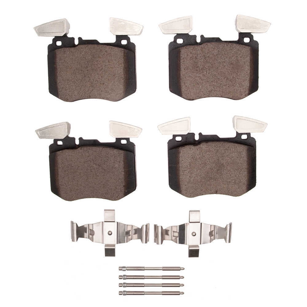 Dynamic Friction Company 1551-2162-01 DFC 5000 Advanced Brake Pads - Ceramic and Hardware Kit - OE