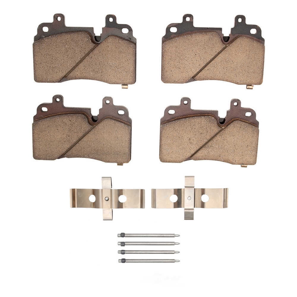 Dynamic Friction Company 1551-2251-01 DFC 5000 Advanced Brake Pads - Ceramic and Hardware Kit - OE