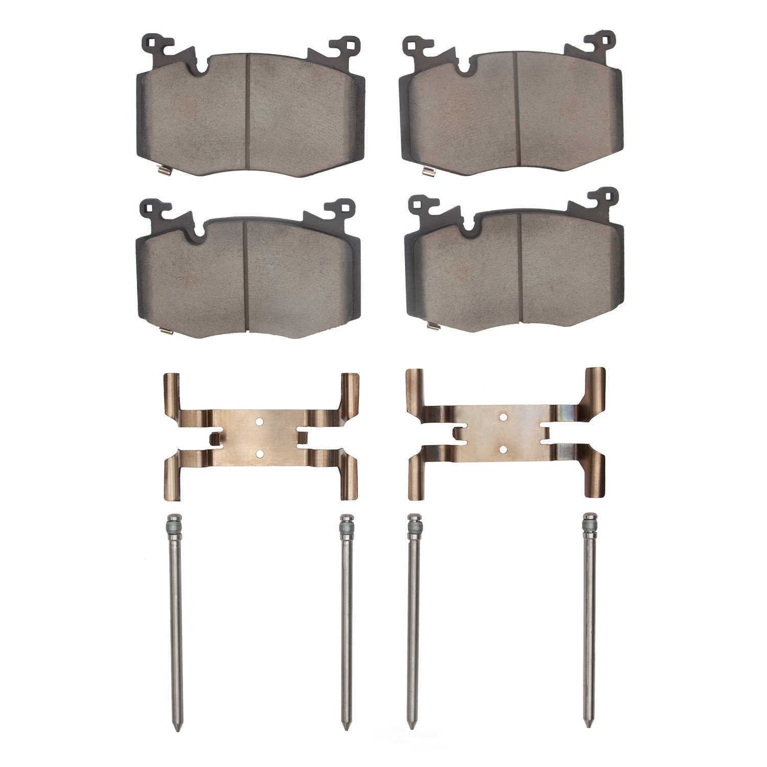 Dynamic Friction Company 1551-2273-01 DFC 5000 Advanced Brake Pads - Ceramic and Hardware Kit - OE