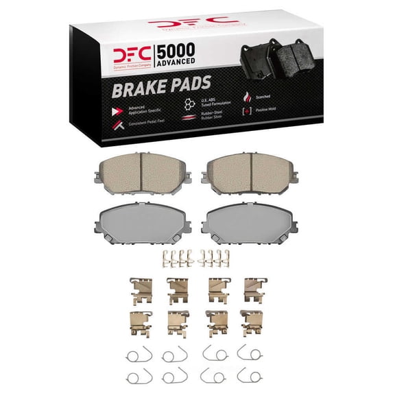 Dynamic Friction Company 1551-2375-01 DFC 5000 Advanced Brake Pads ...