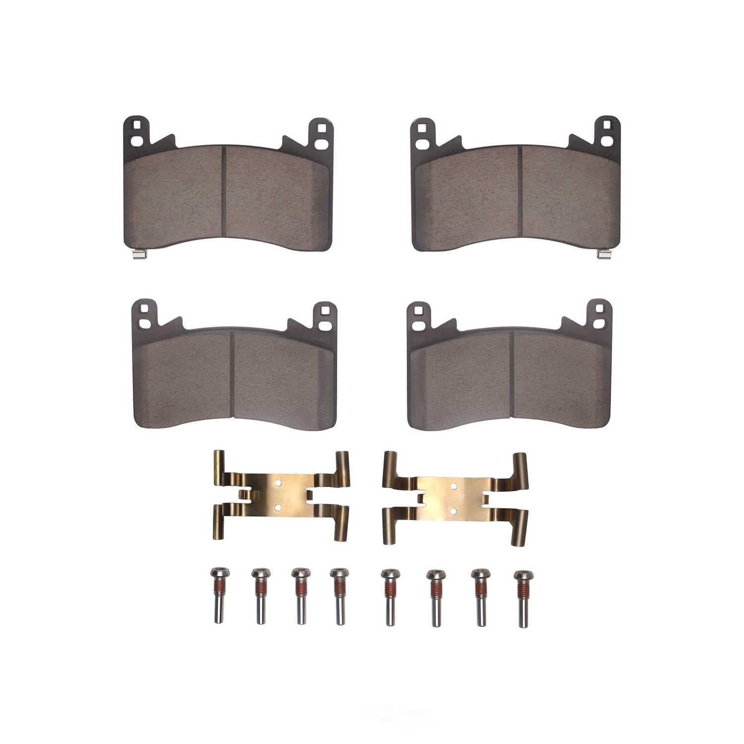 Dynamic Friction Company 1551-2418-01 DFC 5000 Advanced Brake Pads - Ceramic and Hardware Kit - OE