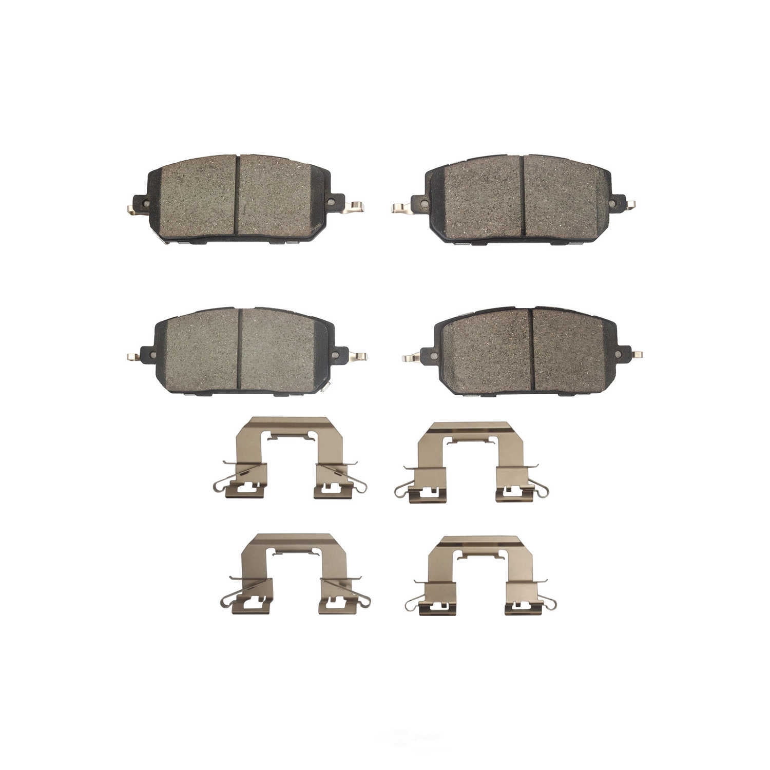 Dynamic Friction Company 1551-2426-01 DFC 5000 Advanced Brake Pads - Ceramic and Hardware Kit - OE