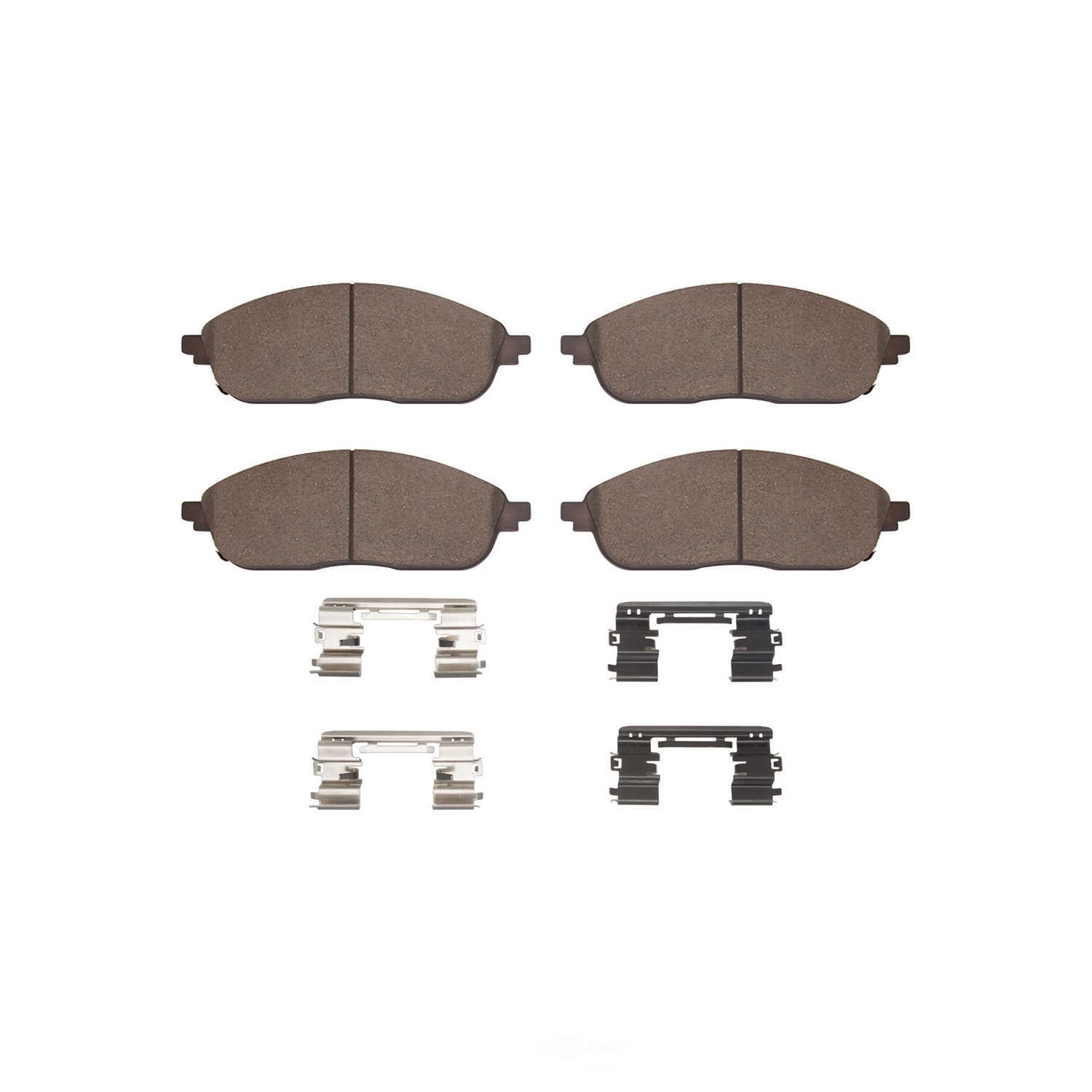 Dynamic Friction Company 1551-2436-01 DFC 5000 Advanced Brake Pads - Ceramic and Hardware Kit - OE