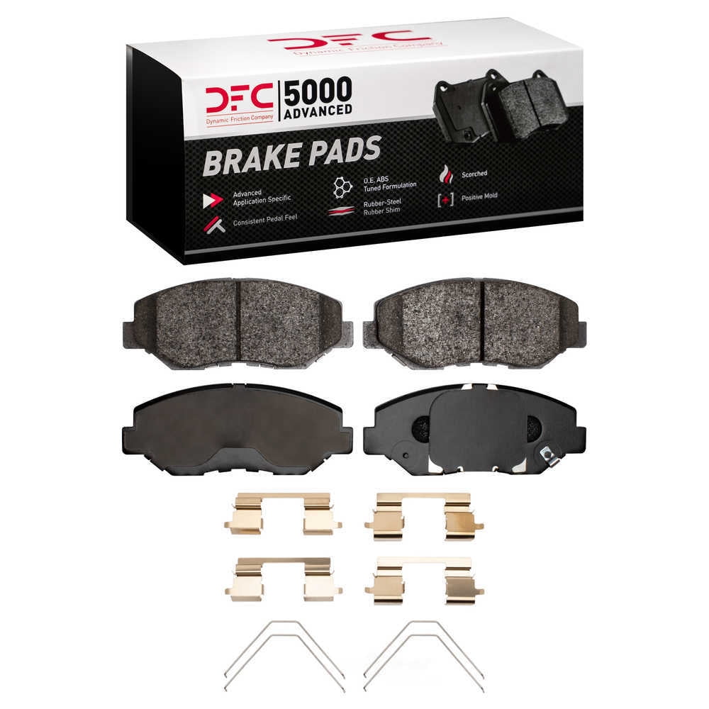 DFC 5000 Euro Ceramic Brake Pads and Hardware Kit - Archived 1552-0914-01 DFC 5000 Advanced Brake