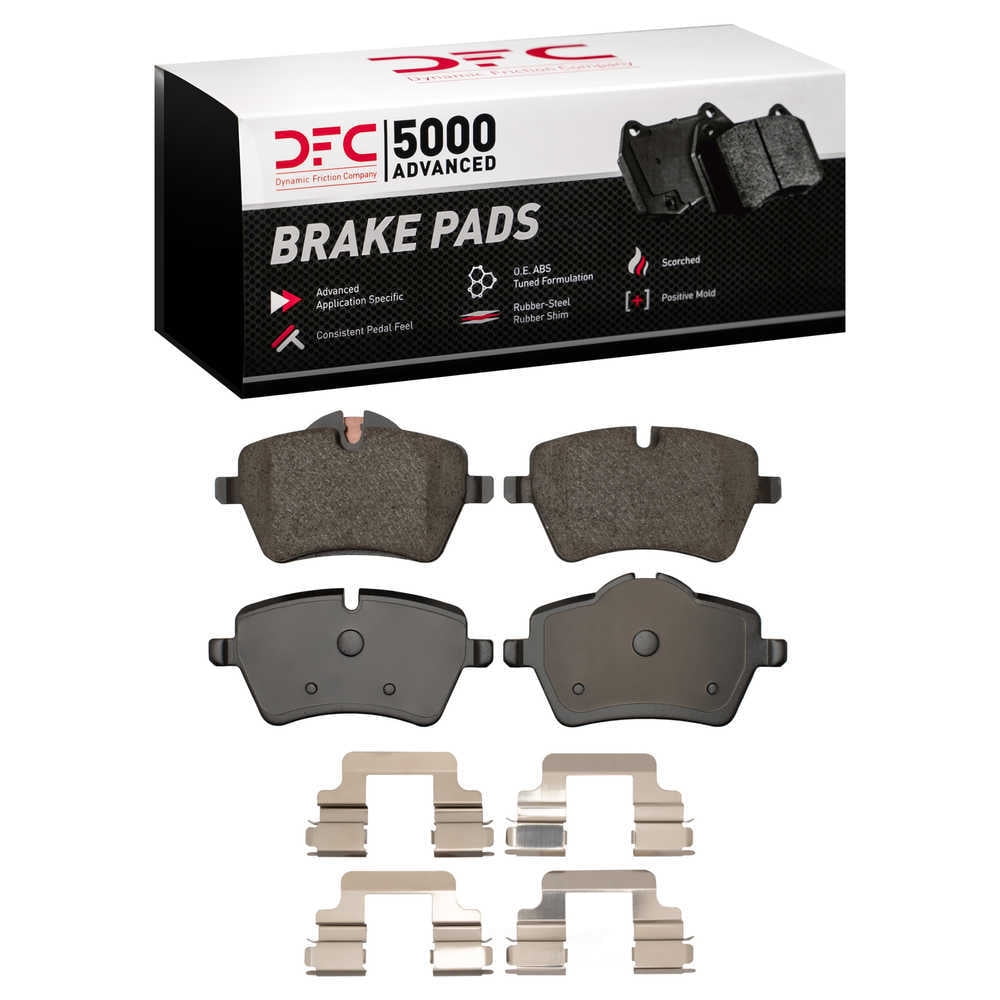 DFC 5000 Euro Ceramic Brake Pads and Hardware Kit - Archived 1552-1204-01 DFC 5000 Advanced Brake