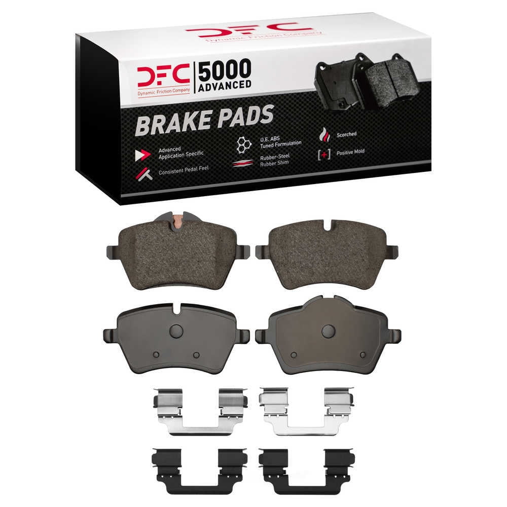 DFC 5000 Euro Ceramic Brake Pads and Hardware Kit - Archived 1552-1204-02 DFC 5000 Advanced Brake