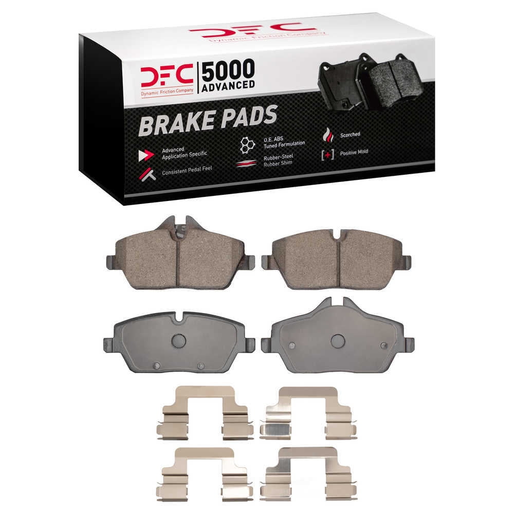 DFC 5000 Euro Ceramic Brake Pads and Hardware Kit - Archived 1552-1308-01 DFC 5000 Advanced Brake