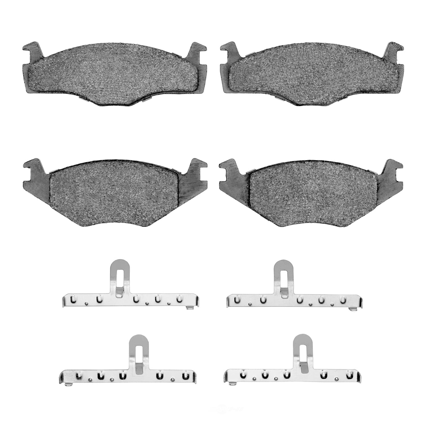 Dynamic Friction Company 1551-0569-01 DFC 5000 Advanced Brake Pads - Low Metallic and Hardware Kit