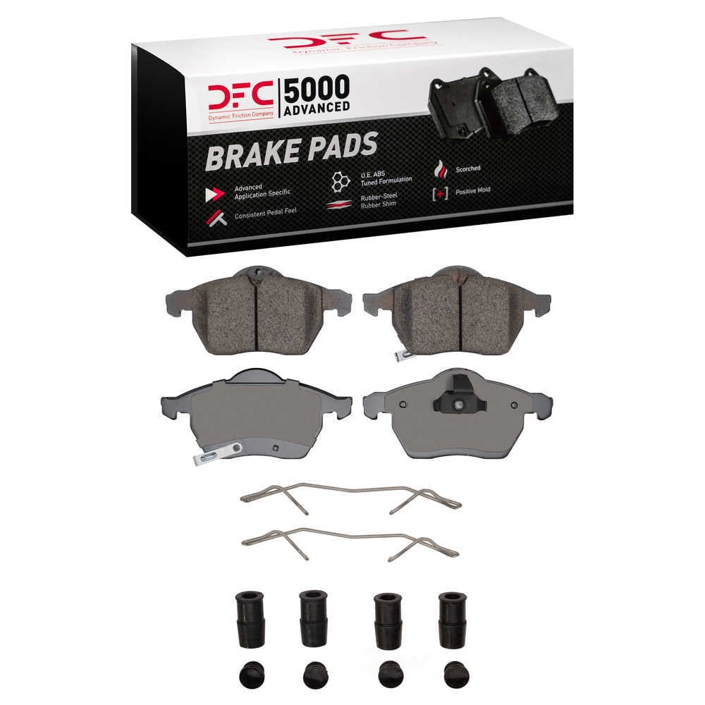 DFC 5000 Euro Ceramic Brake Pads and Hardware Kit - Archived 1551-0819-01 DFC 5000 Advanced Brake